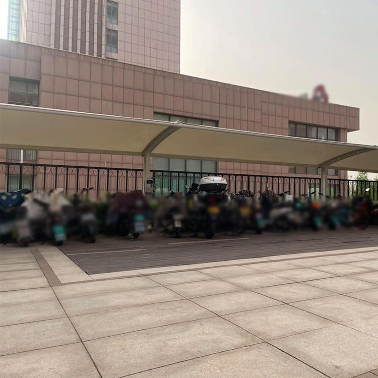 贺州膜结构电动车棚