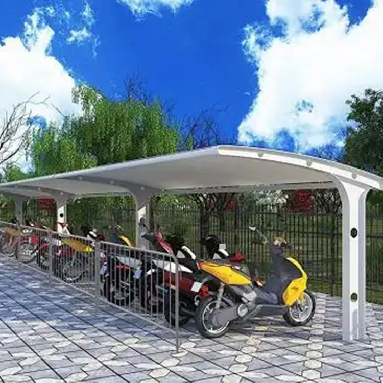 贺州膜结构电动车棚